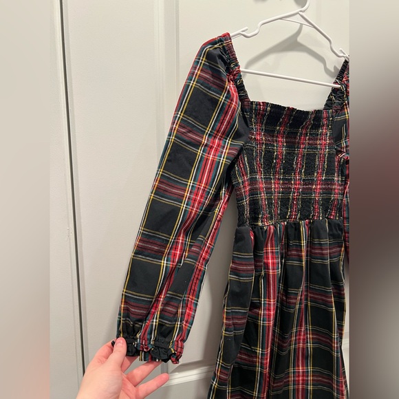 J. Crew Plaid Smocked Midi Dress - Picture 4 of 9